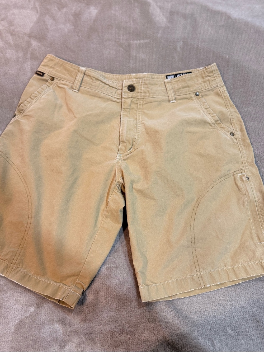 Kuhl Men's Khaki Cargo Shorts